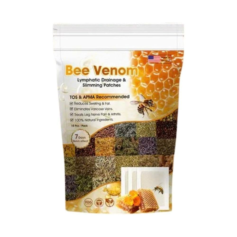 Bee Venom Lymphatic Drainage & Slimming Foot Patches 🌿👣 (BUY 1 GET 1 FREE)